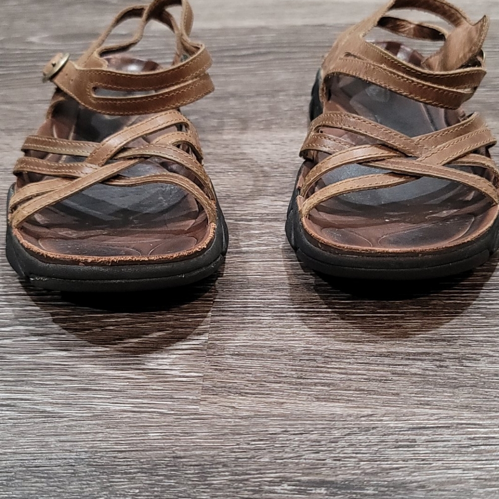 Keen Brown Strappy Sandals - Picture 5 of 13